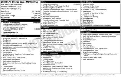 2024 BMW 2 Series M240i