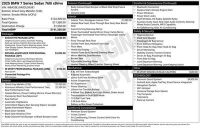 2025 BMW 7 Series 760i xDrive