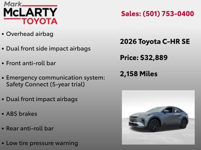 2026 Toyota C-HR SE