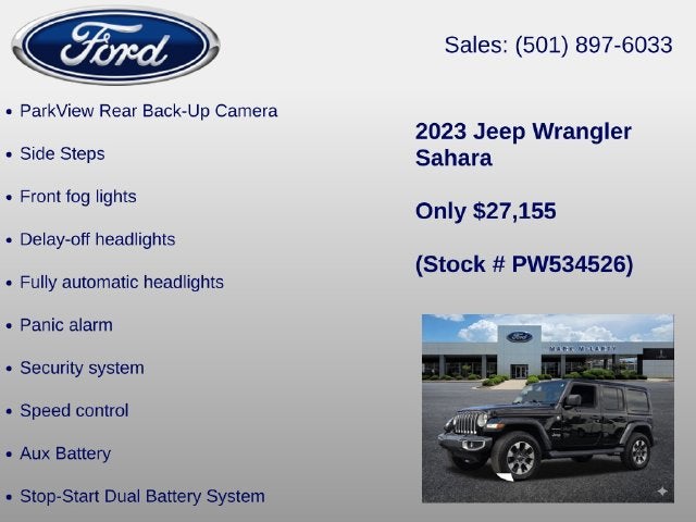 2023 Jeep Wrangler Sahara
