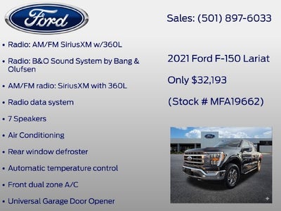 2021 Ford F-150 Lariat