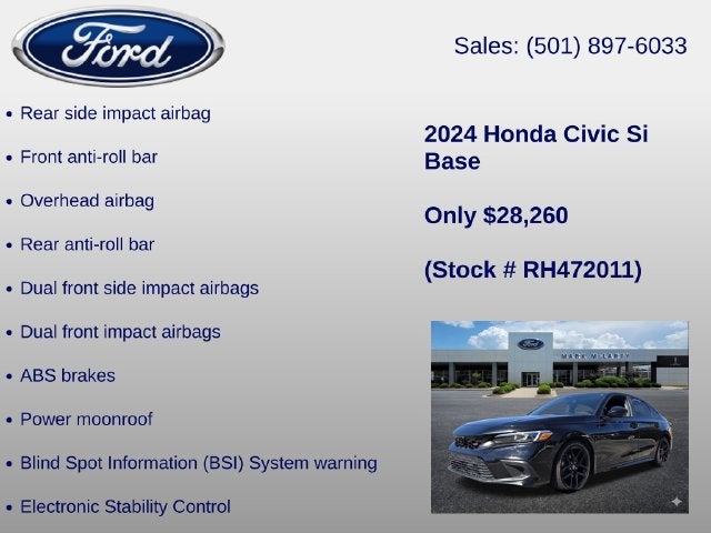 2024 Honda Civic Si Base