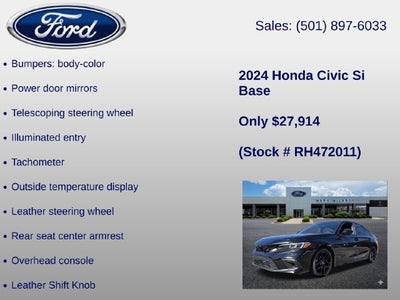 2024 Honda Civic Si Base