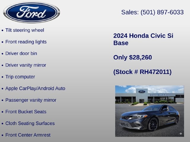 2024 Honda Civic Si Base
