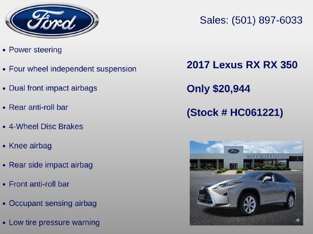 2017 Lexus RX 350