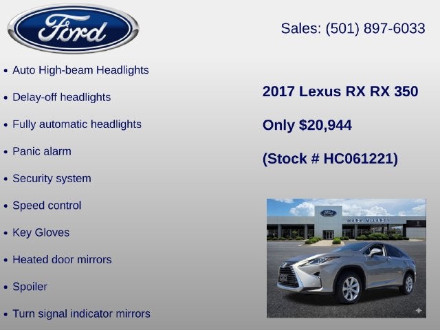 2017 Lexus RX 350