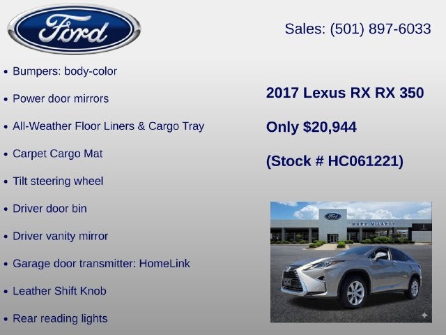2017 Lexus RX 350