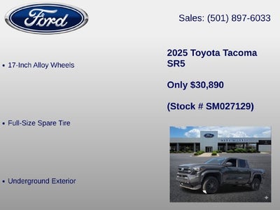 2025 Toyota Tacoma SR5