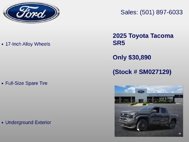2025 Toyota Tacoma SR5