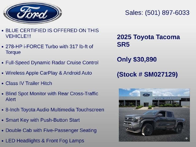 2025 Toyota Tacoma SR5