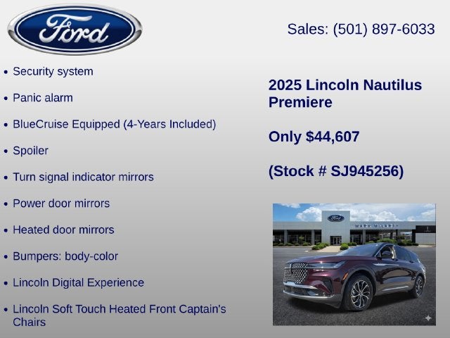 2025 Lincoln Nautilus Premiere