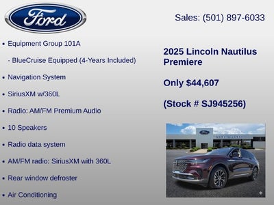 2025 Lincoln Nautilus Premiere