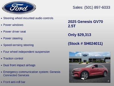 2025 Genesis GV70 2.5T