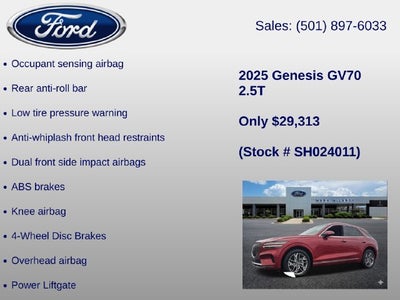 2025 Genesis GV70 2.5T