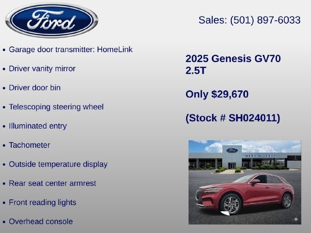 2025 Genesis GV70 2.5T