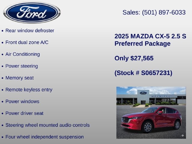 2025 Mazda Mazda CX-5 2.5 S Preferred Package
