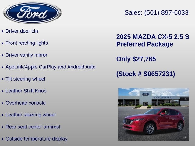 2025 Mazda Mazda CX-5 2.5 S Preferred Package