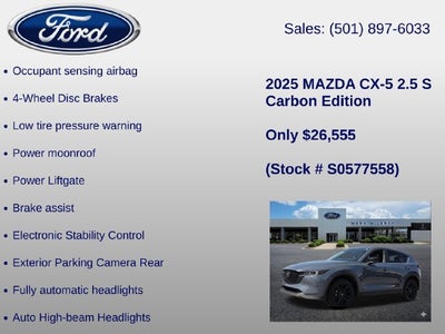 2025 Mazda Mazda CX-5 2.5 S Carbon Edition