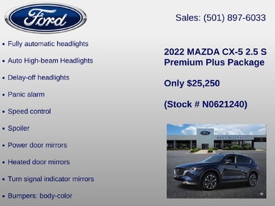 2022 Mazda Mazda CX-5 2.5 S Premium Plus Package