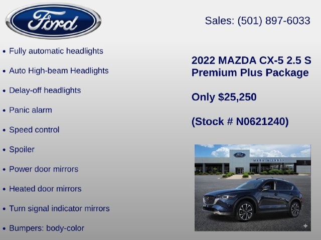 2022 Mazda Mazda CX-5 2.5 S Premium Plus Package