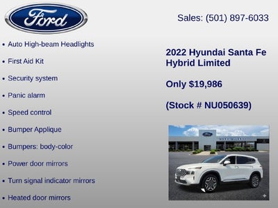 2022 Hyundai Santa Fe Hybrid Limited