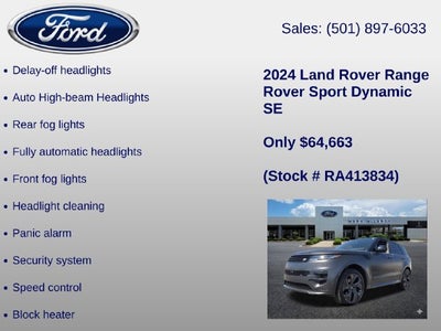 2024 Land Rover Range Rover Sport Dynamic SE