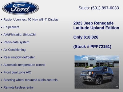 2023 Jeep Renegade Latitude