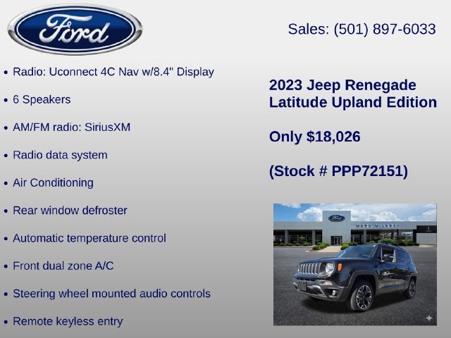 2023 Jeep Renegade Latitude