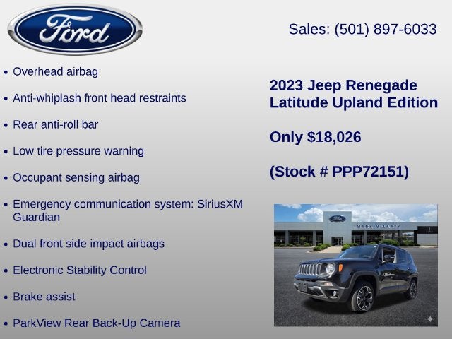2023 Jeep Renegade Latitude