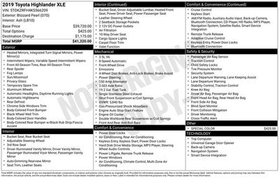 2019 Toyota Highlander XLE