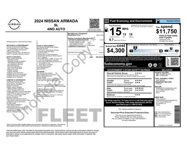 2024 Nissan Armada SL